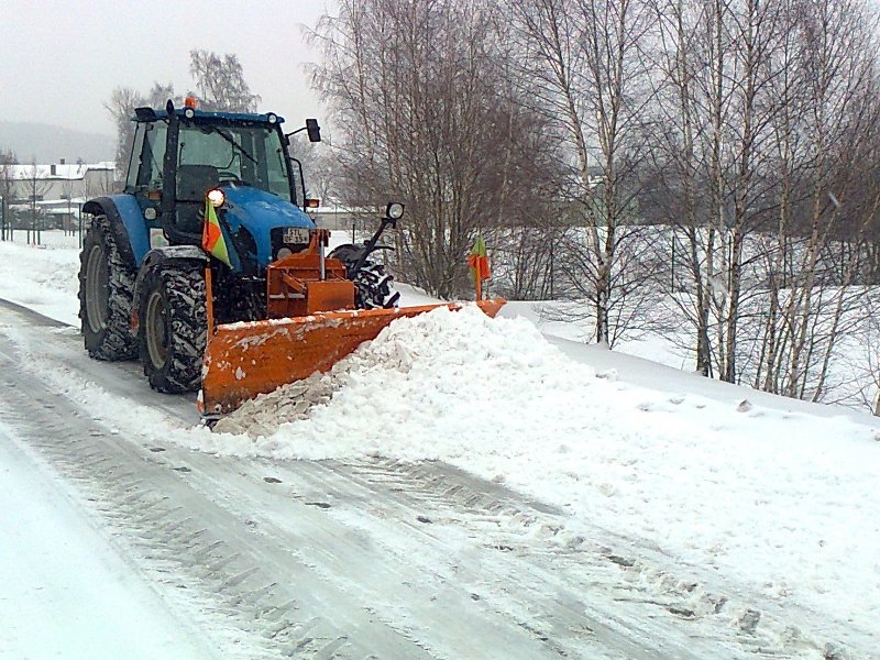 Traktor im Einsatz Traktor im Einsatz